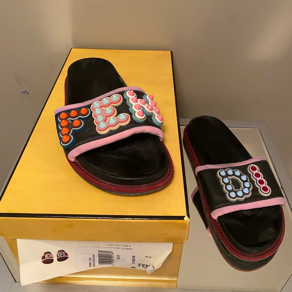 Authentic Fendi Slides - image 1